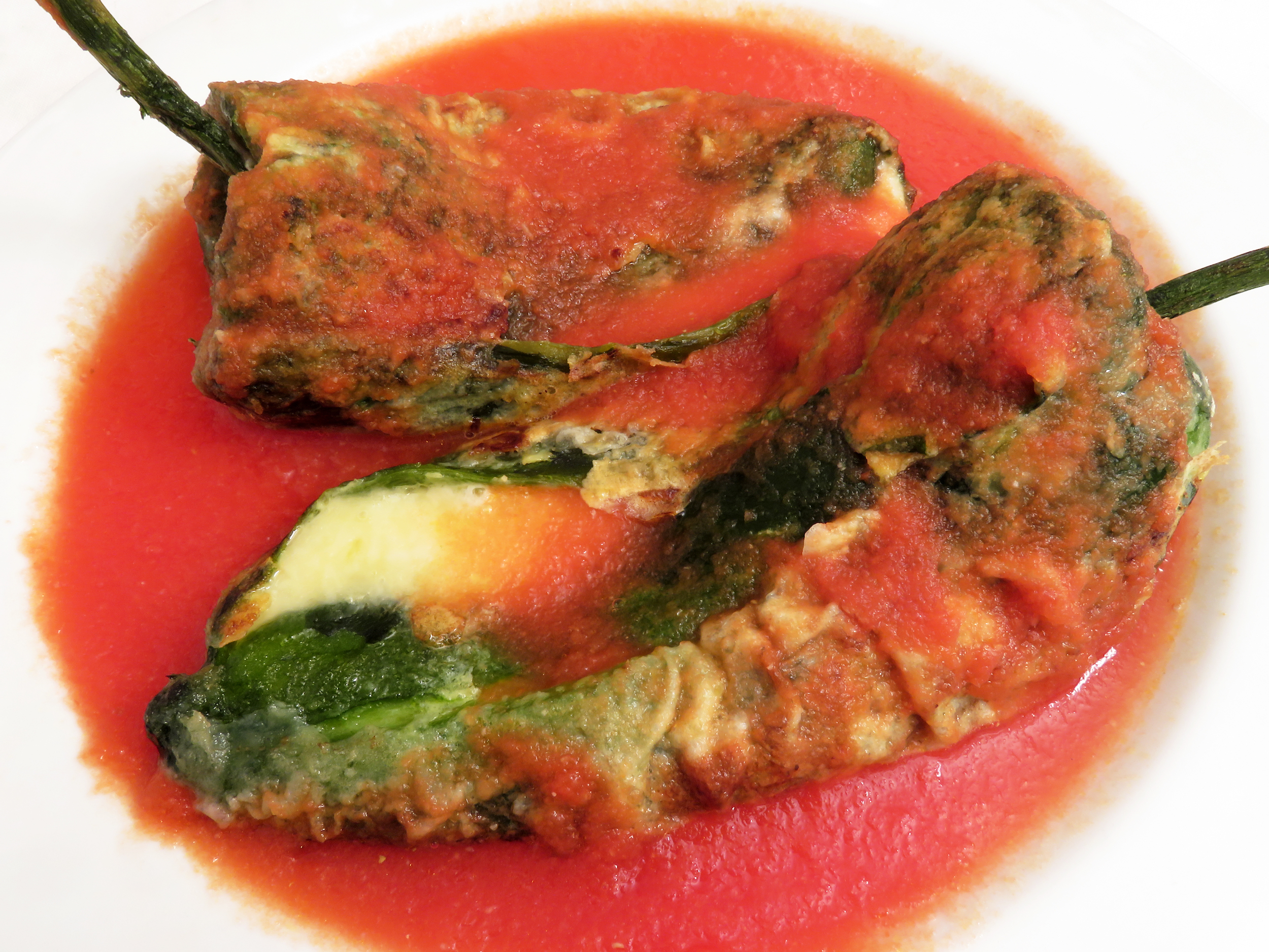 Chiles rellenos / recetas de comida típicas de Oaxaca 