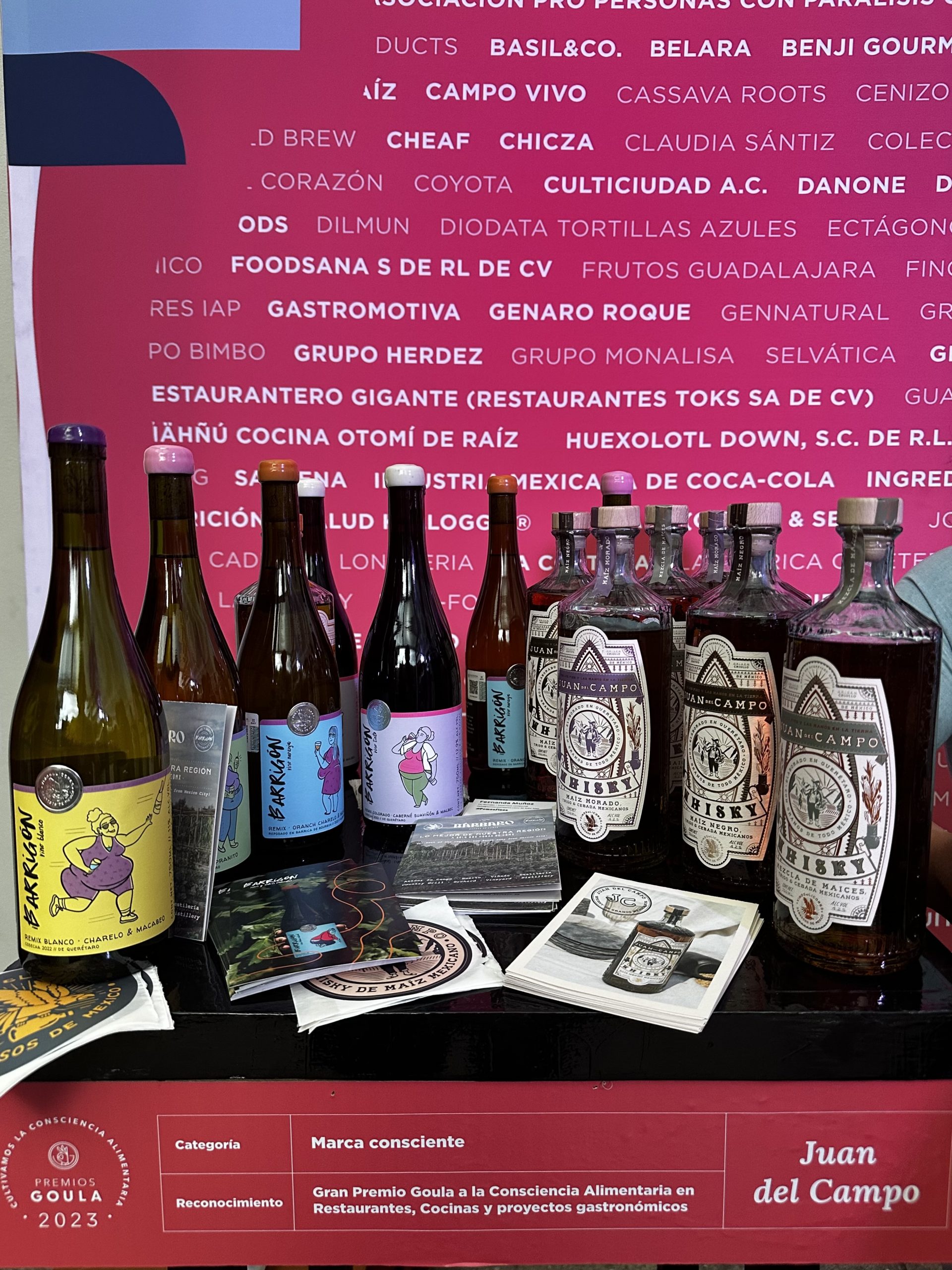 Whisky de maíz criollo y vinos naturales Barrigon