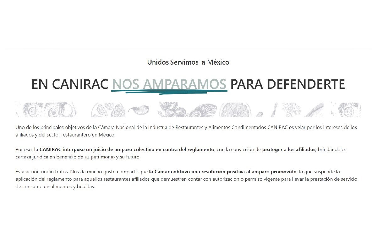 Comunicada de la Canirac sobre la Ley Antitabaco