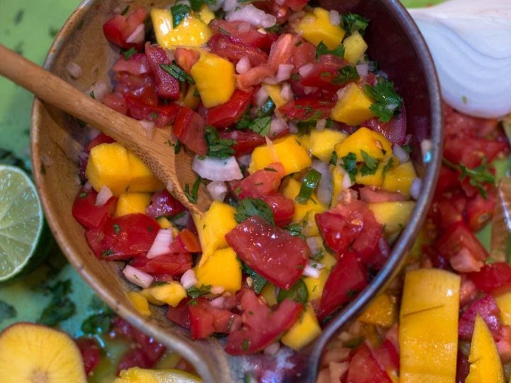 Pico de gallo de sandía 