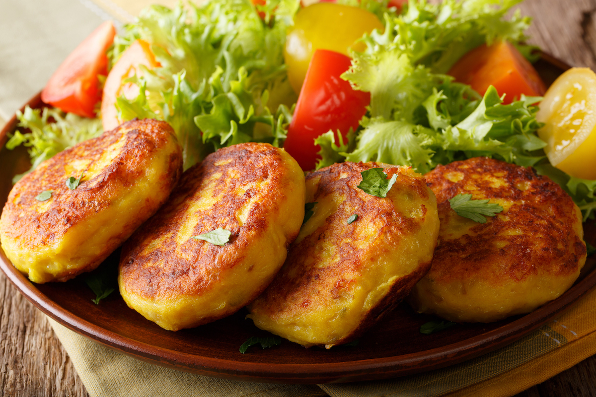 Tortitas de papa crujientes receta de la abuela. / Foto: Pexels