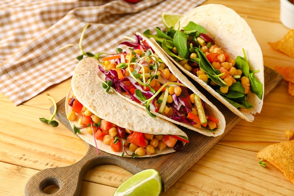 Tacos de garbanzos