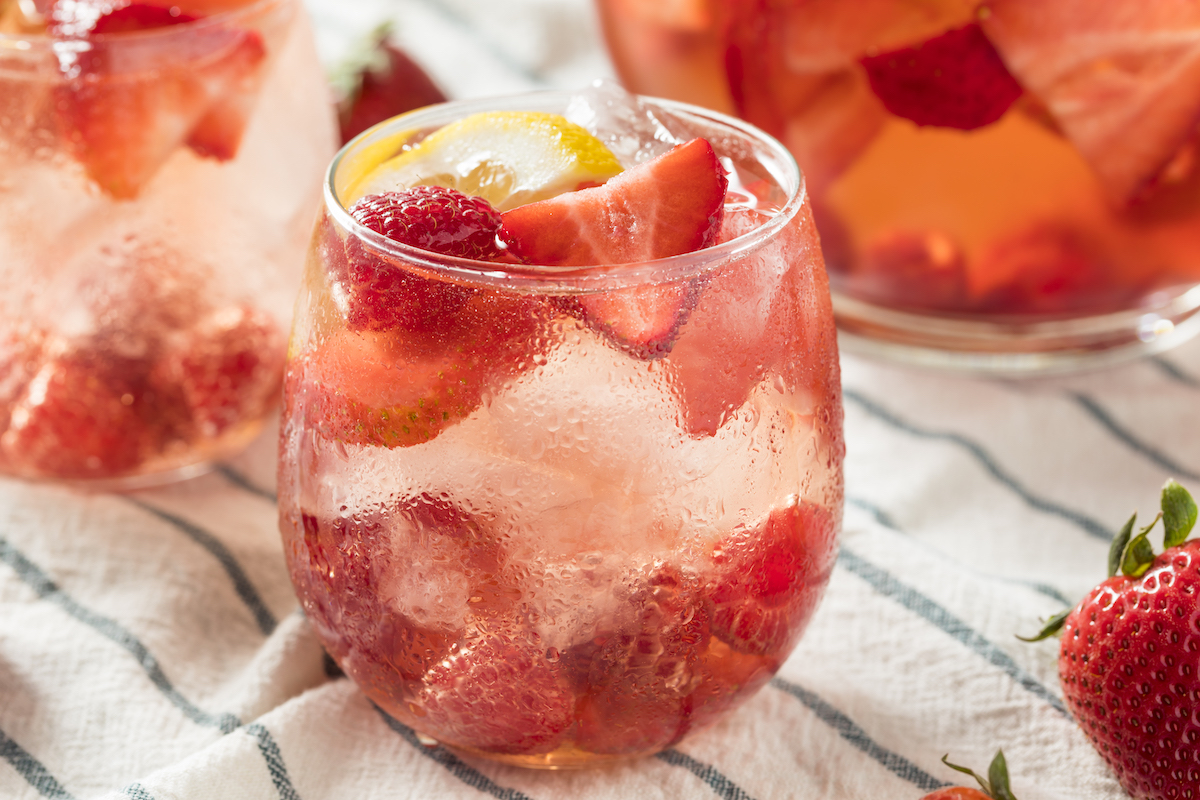 Clericot de vino rosado