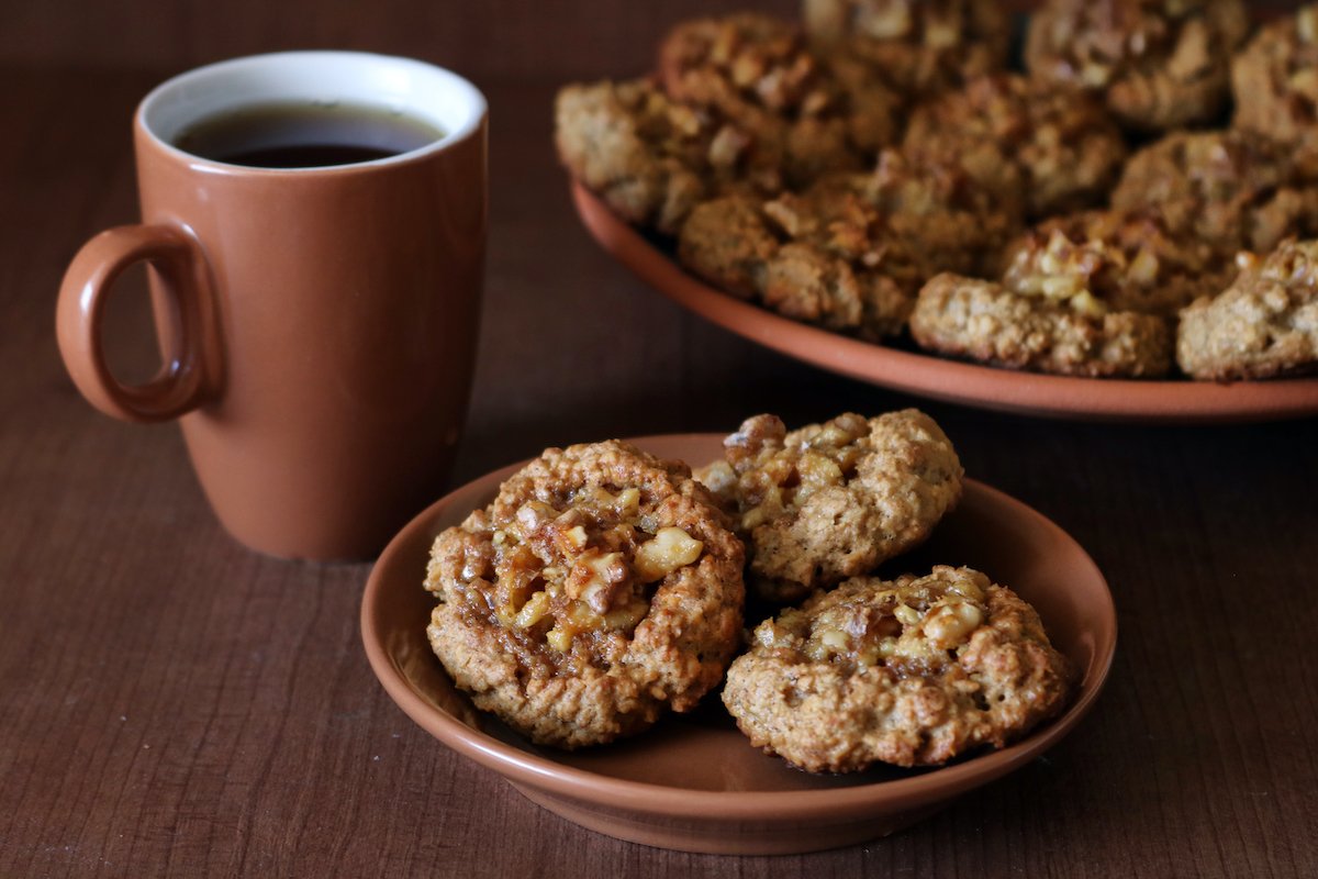Galletas de avena sin horno para la cena