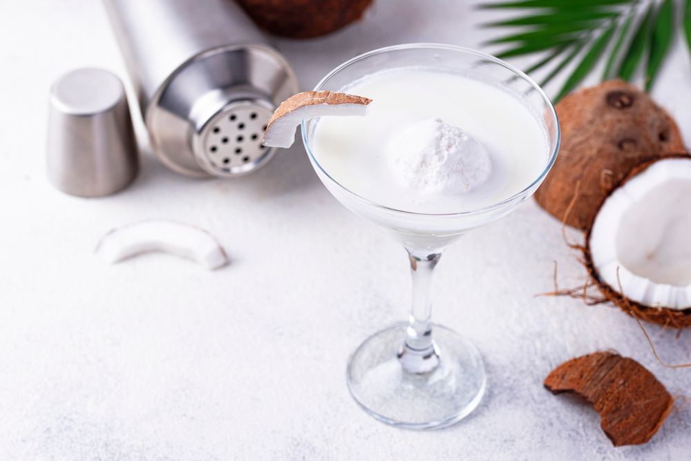 Margarita de coco, cóctel con tequila