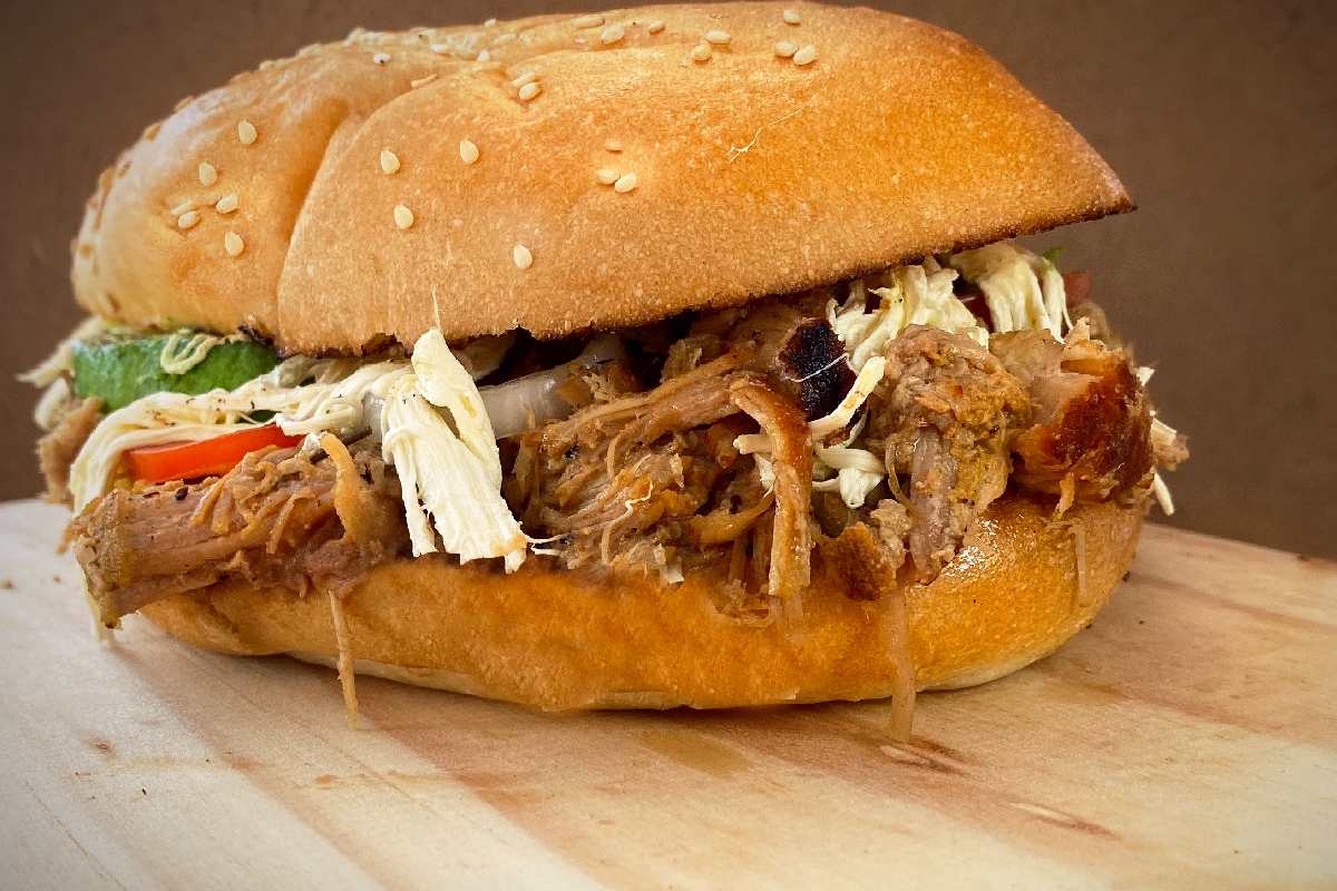 La torta entre las comidas callejeras mexicanas