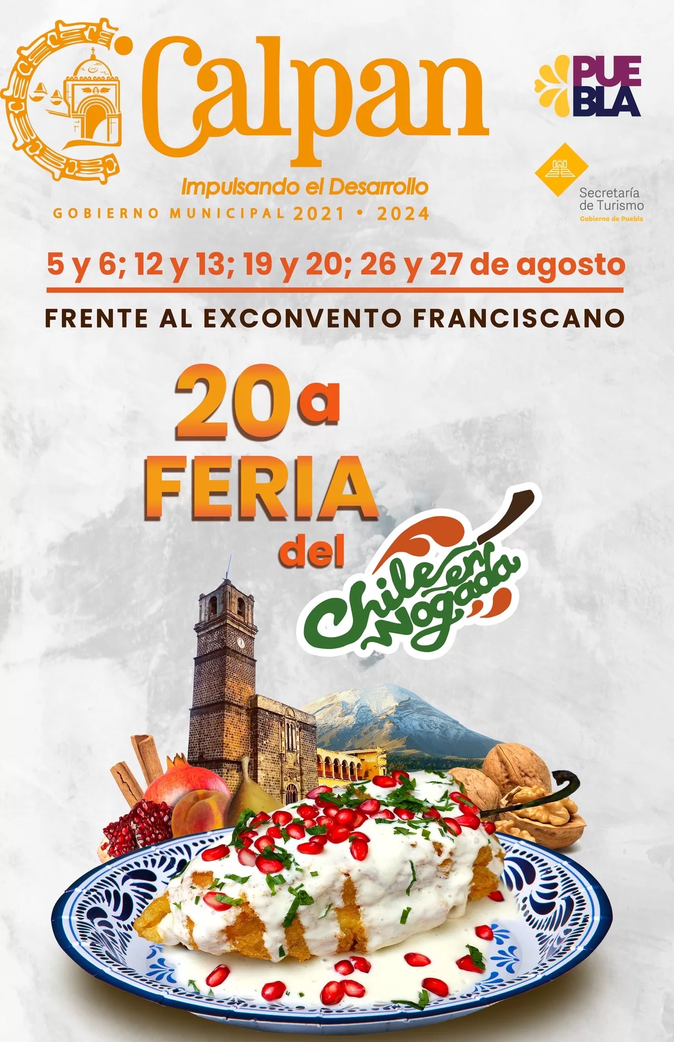 Feria del Chile en Nogada Calpan Puebla 2023
