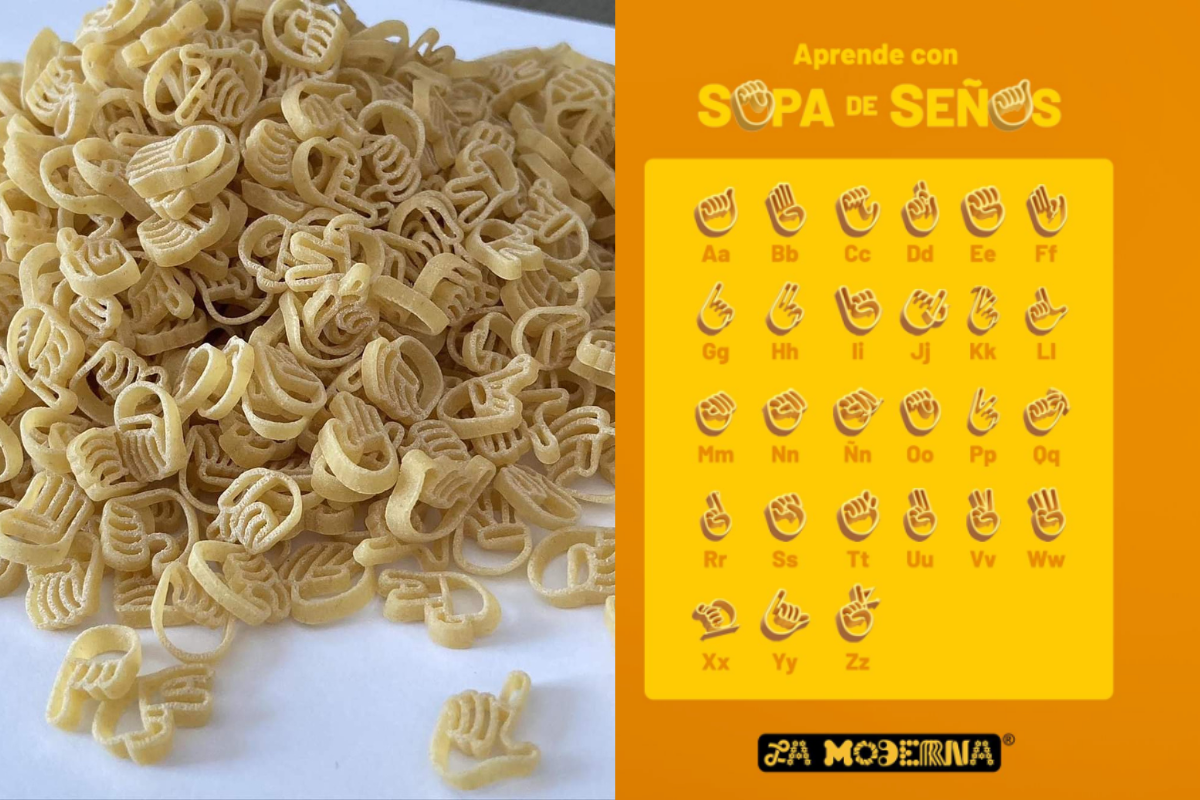 Sopa de señas inclusiva