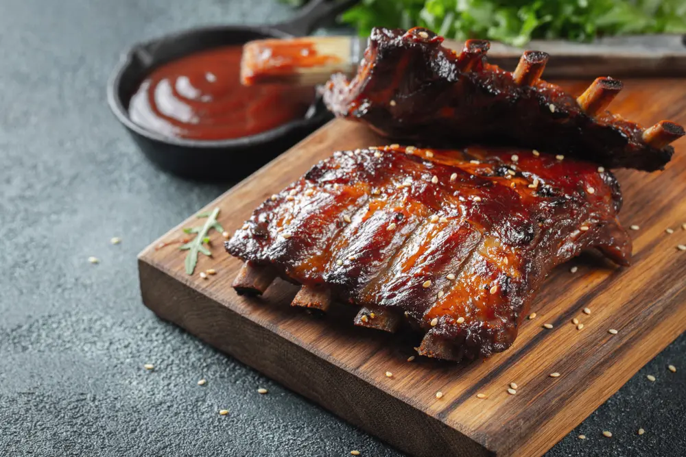 Costillas en salsa de Whisky y BBQ