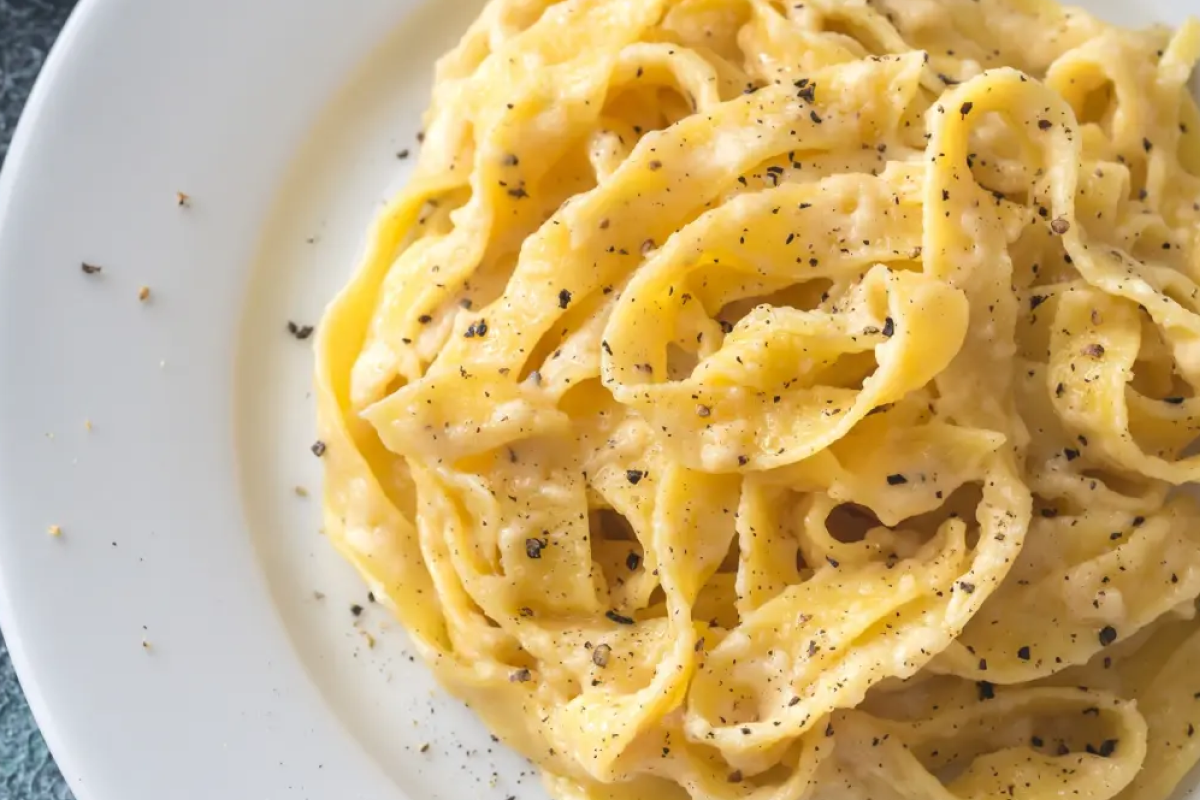 receta de pasta alfredo