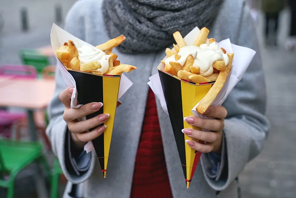 Papás a la francesa en Bélgica