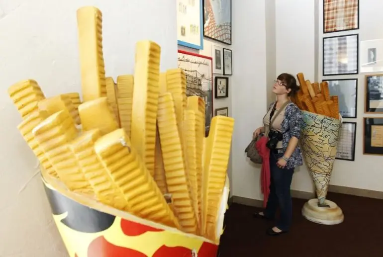 Friet Museum en Brujas Bélgica