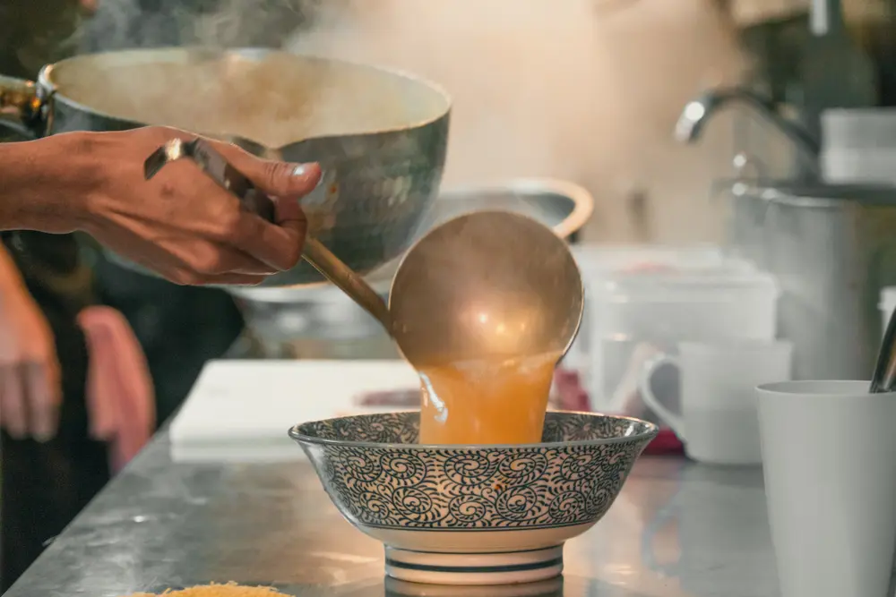 Fondo de caldo de ramen
