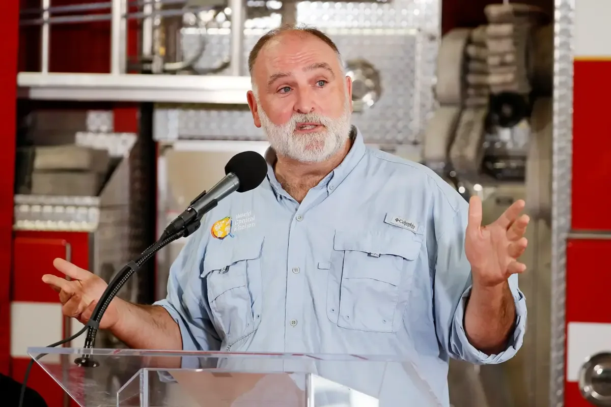 el chef José Andrés, fundador de la World Central Kitchen