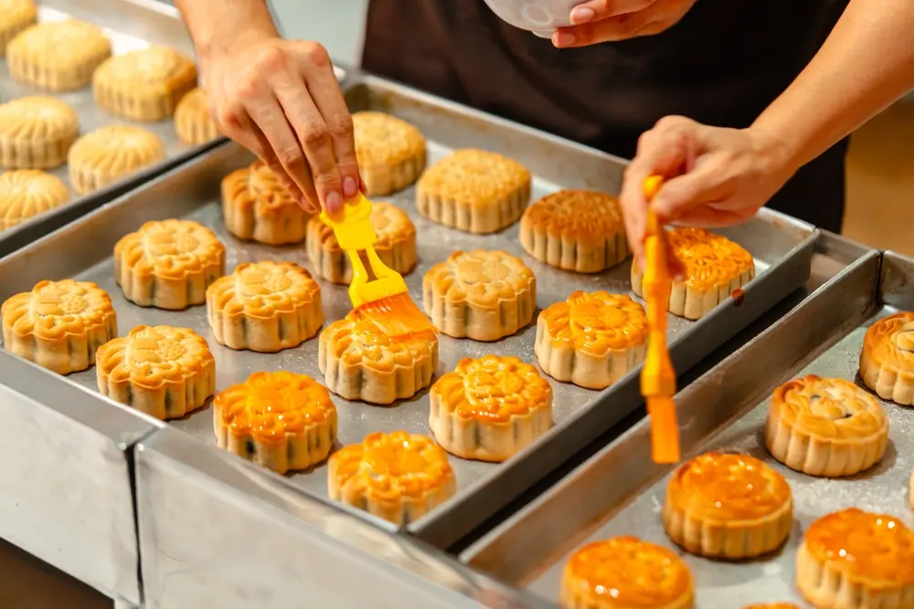 Mooncakes o pasteles de luna 