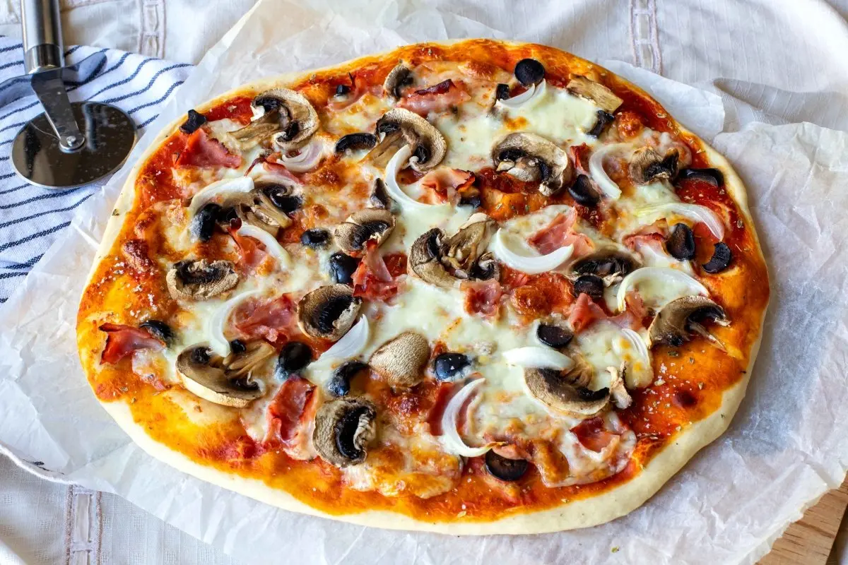 pizza tradicional en México
