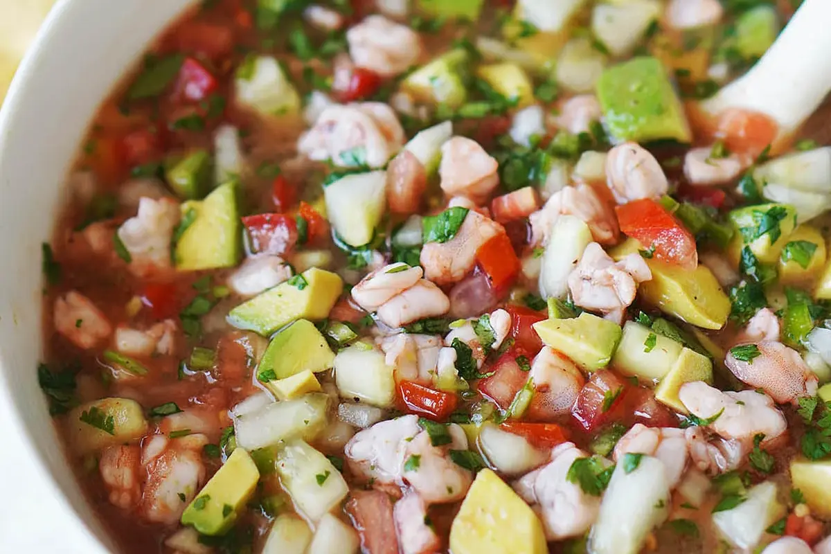 ceviche estilo Sinaloa
