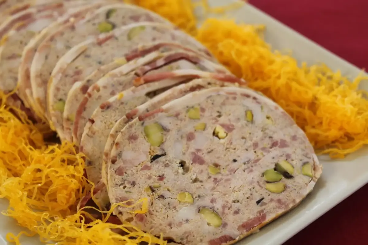 Gelatina de pavo de Navidad