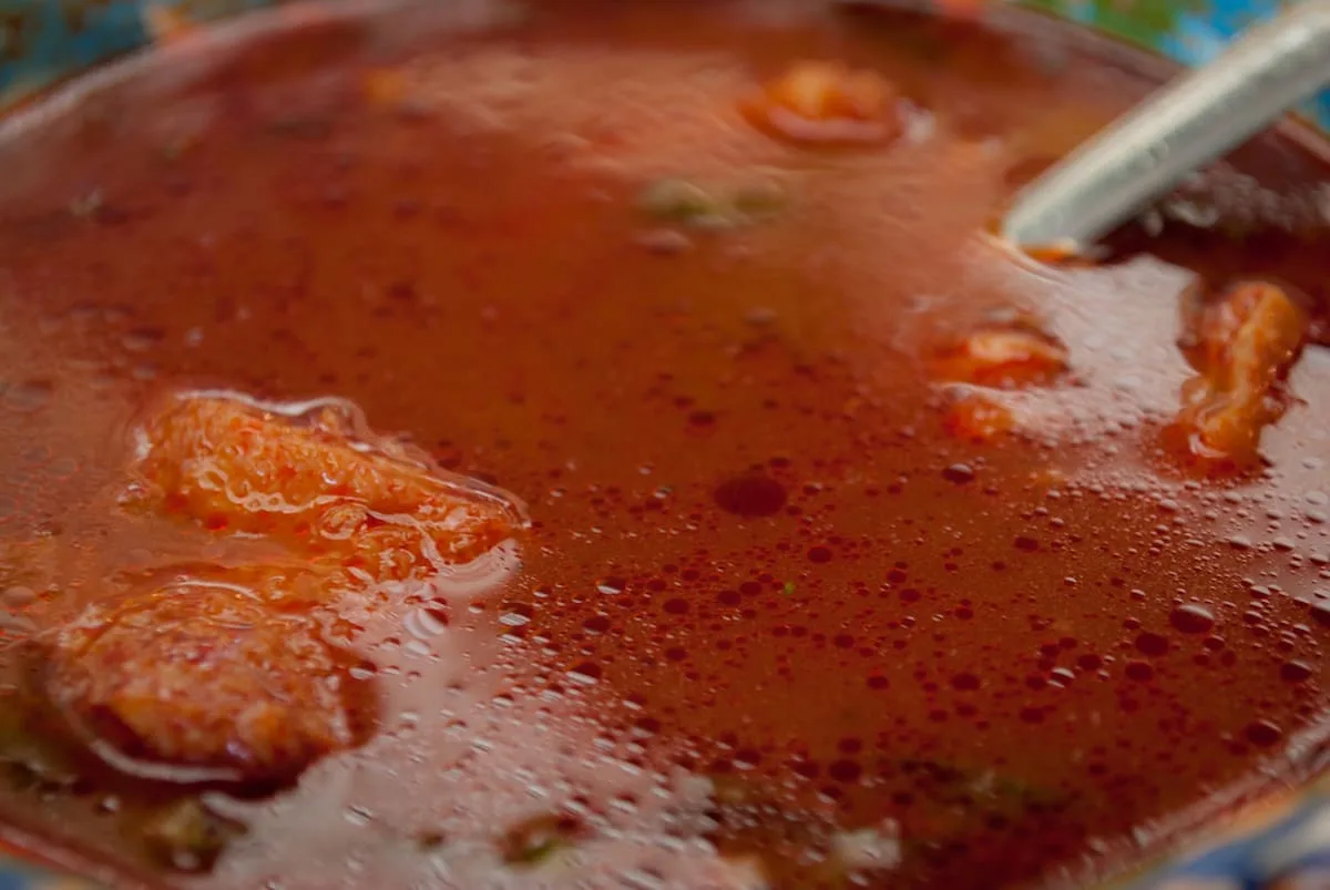 Cómo hacer mole de panza receta Puebla Tlaxcala