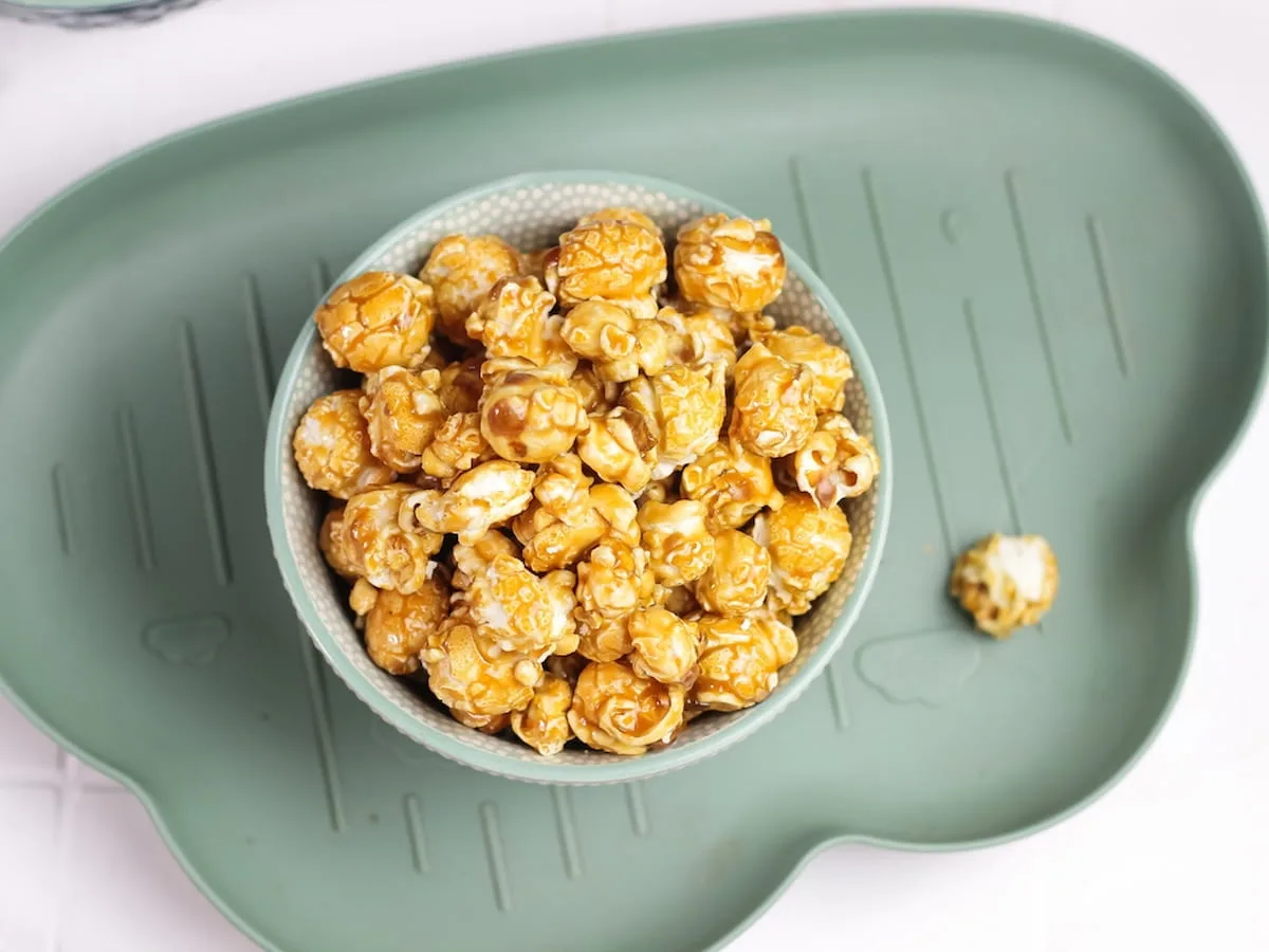 Palomitas de caramelo combinación de sabores dulces y salados