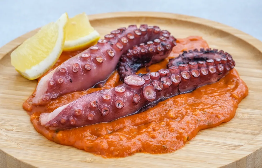 Pulpo carbonizado / Platillos tipicos baja california