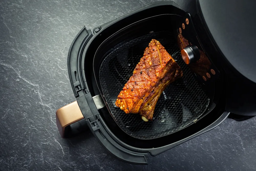Cocinar carne de res en freidora de aire