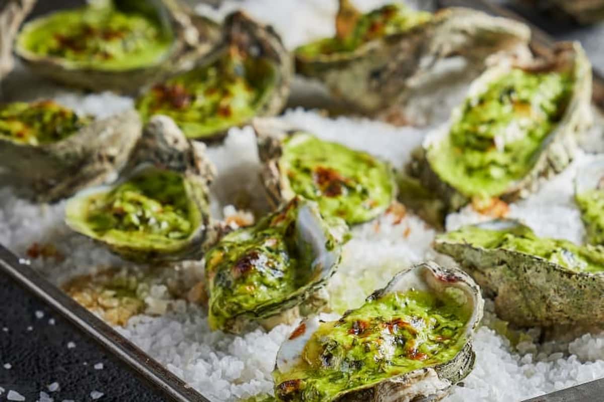 increíble receta de ostiones a la Rockefeller