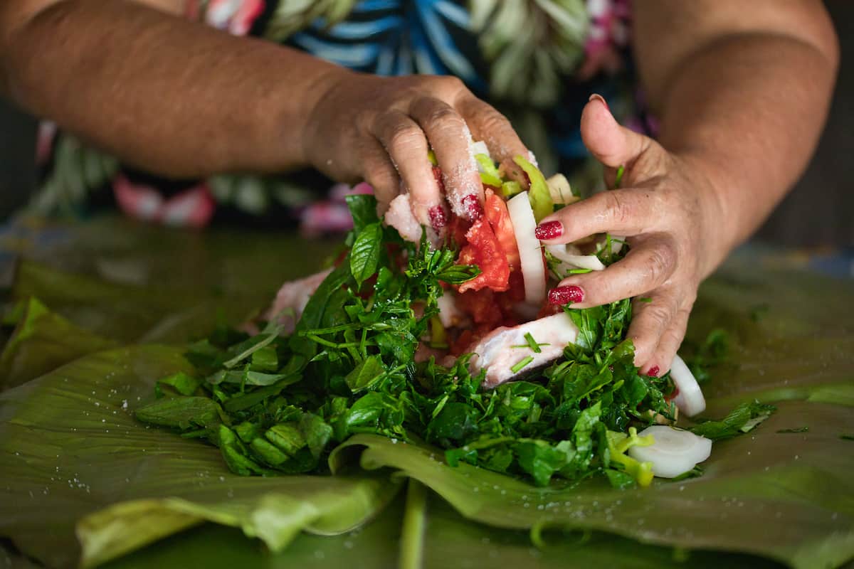Fotografía que está al interior del libro Agua y Humo de la chef Lupita Vidal.