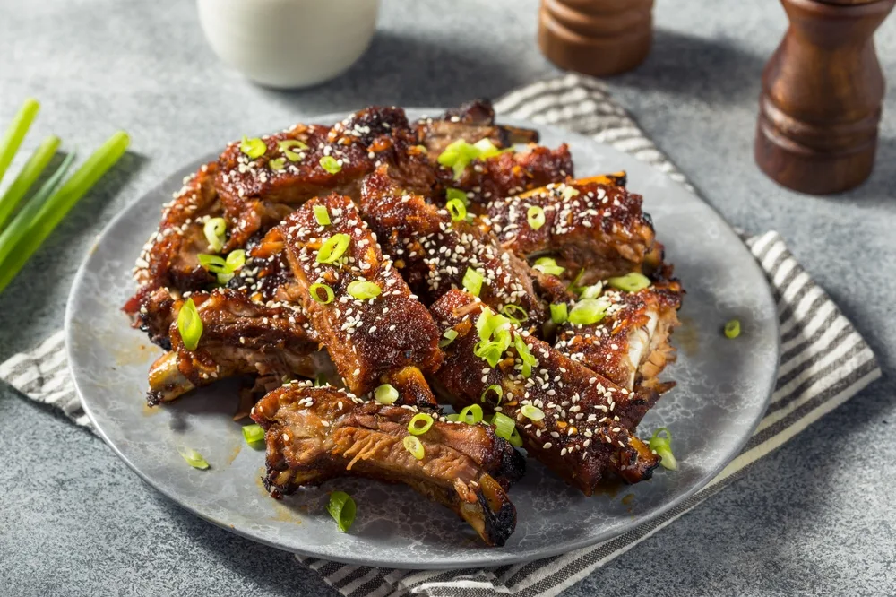 Costillas de res estilo coreano
