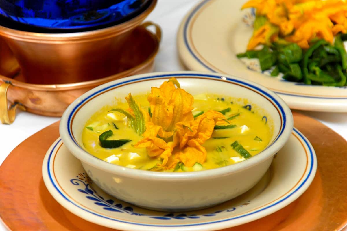receta con flor de calabaza