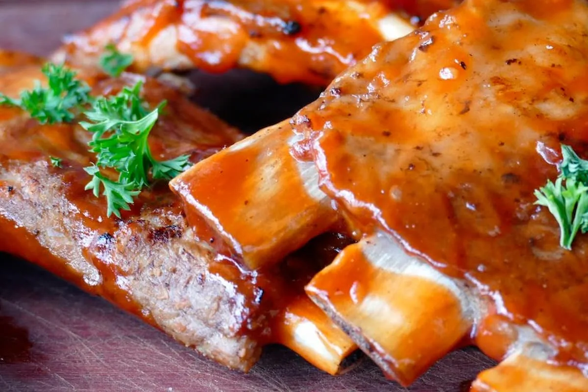 Costillas de cerdo glaseadas 