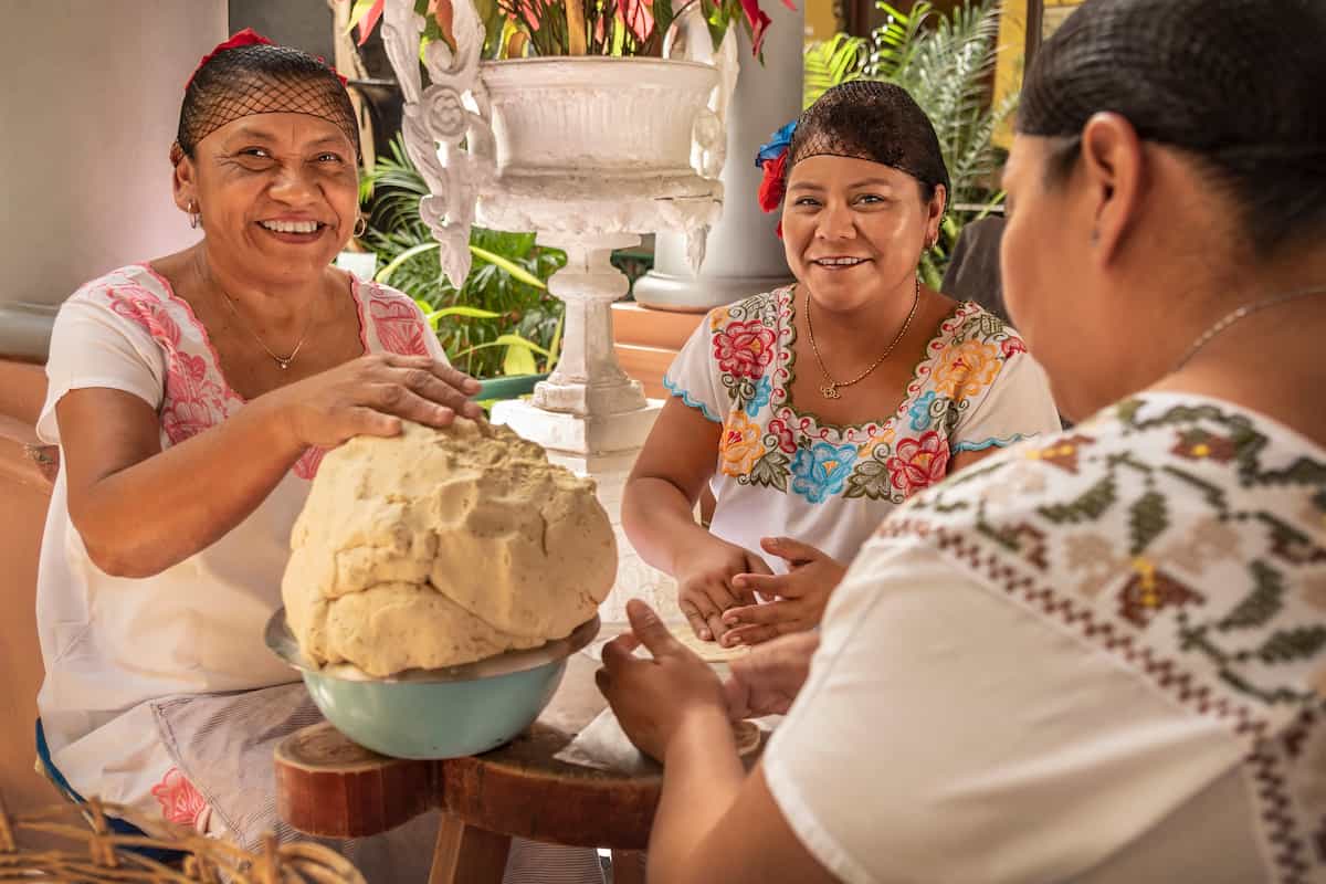 Cocineras tradicionales de Yucatán.