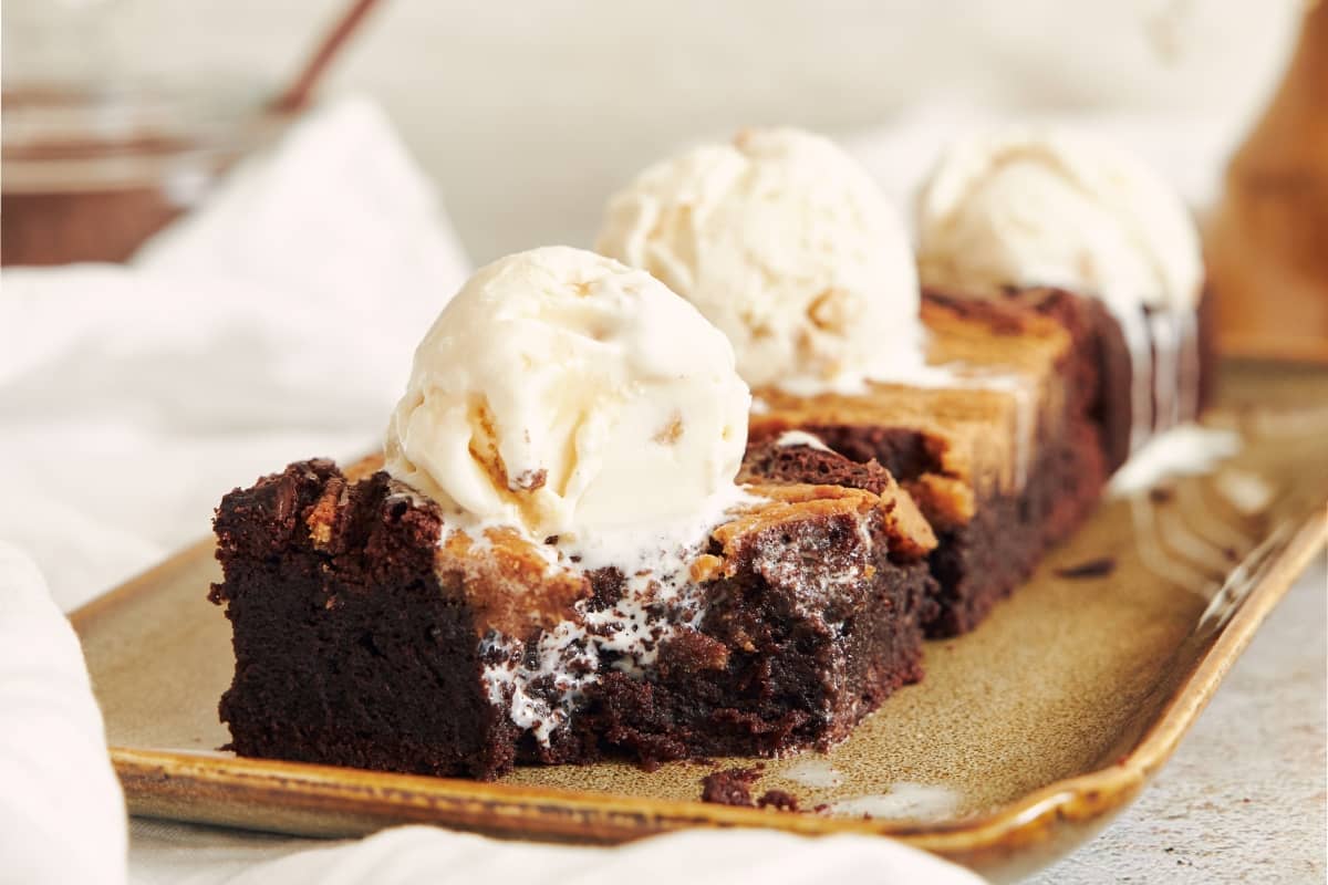 Receta de brownies con solo 3 ingredientes sin harina