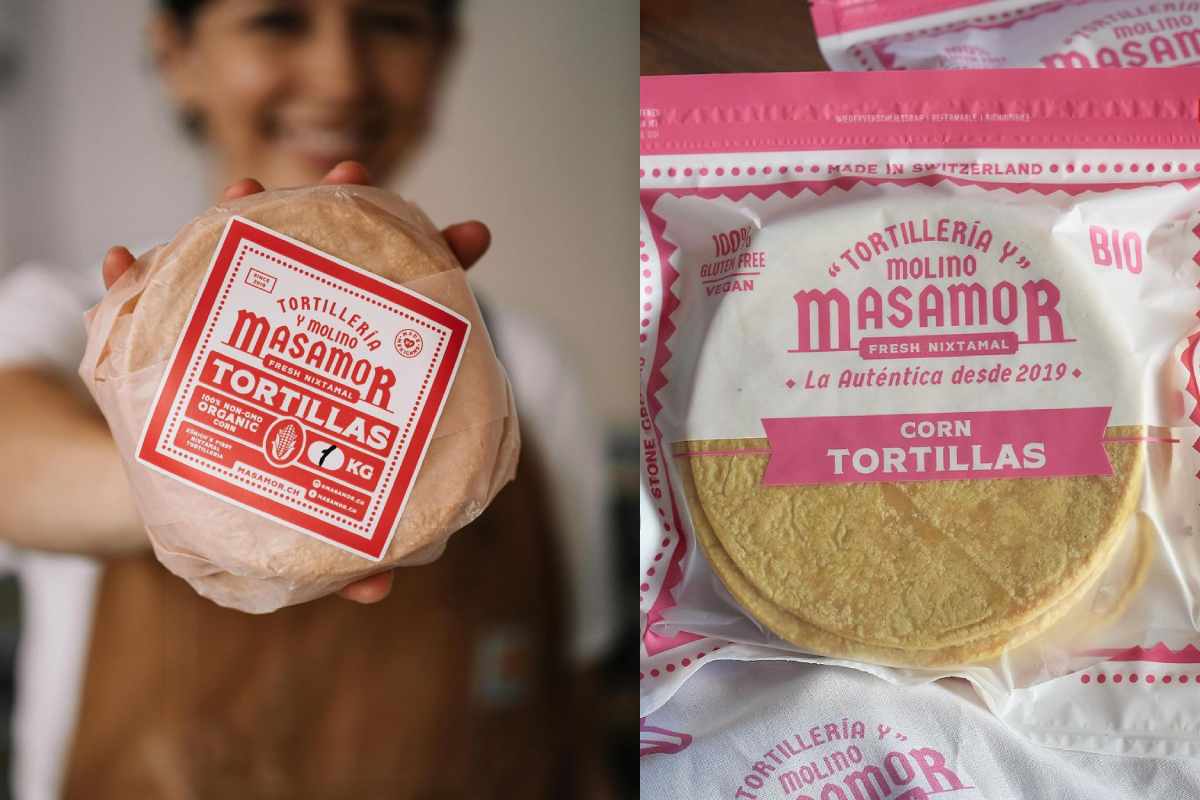 Tortillas de maíz orgánico de Masamor.