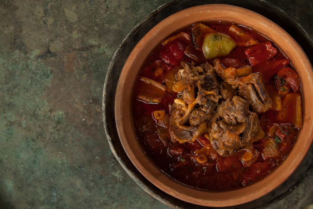 receta de cola de res adobada