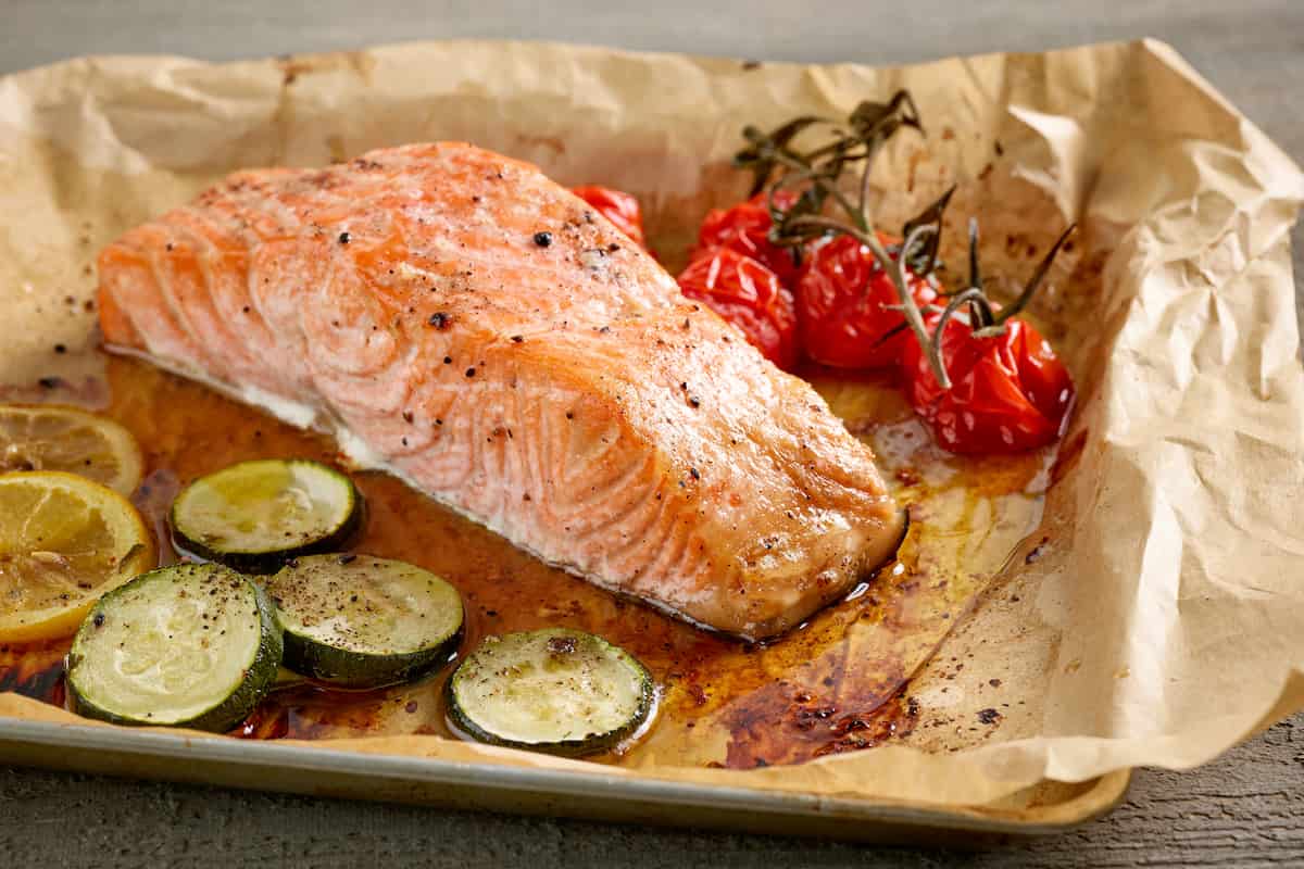 salmón al horno una receta para diabéticos