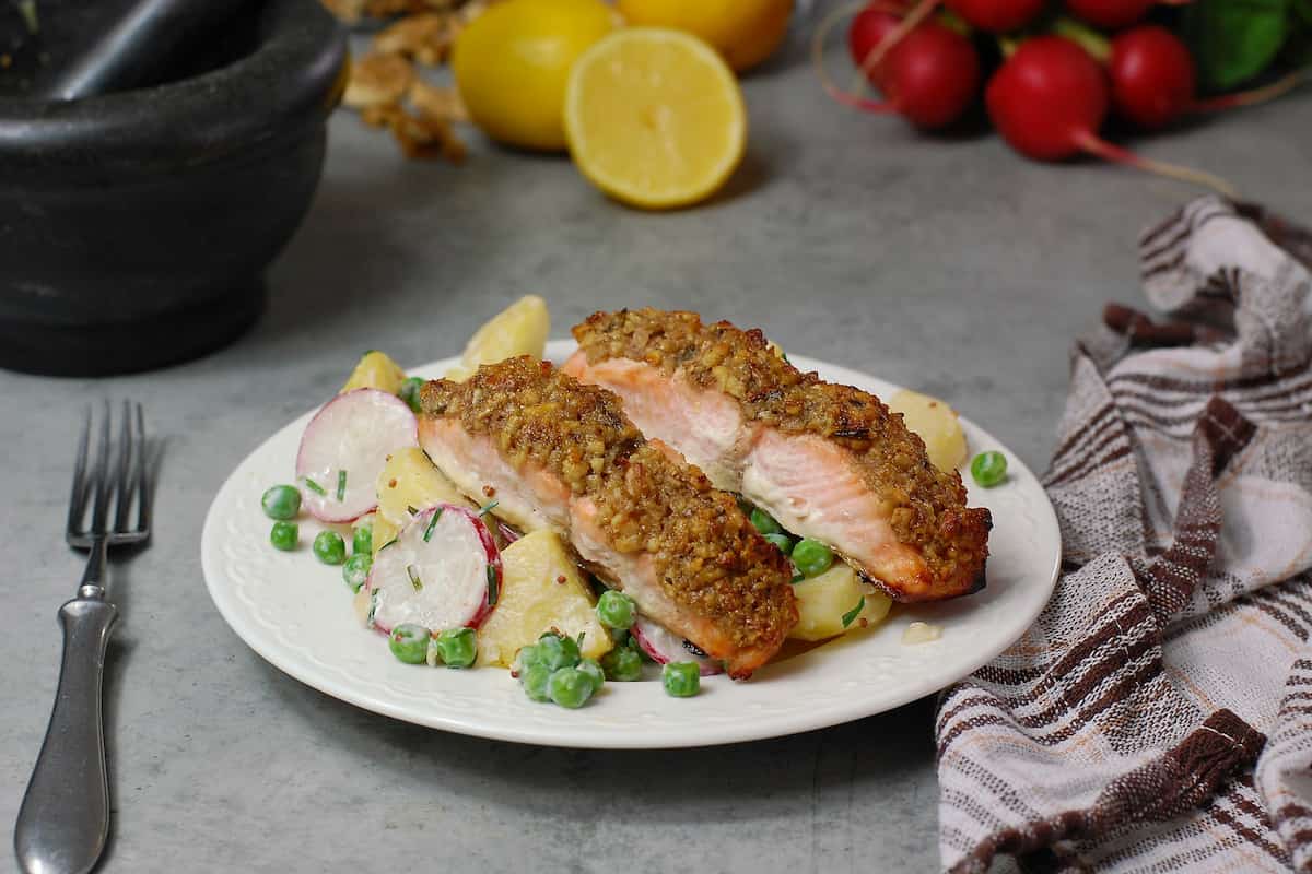 recetas con salmón para Navidad