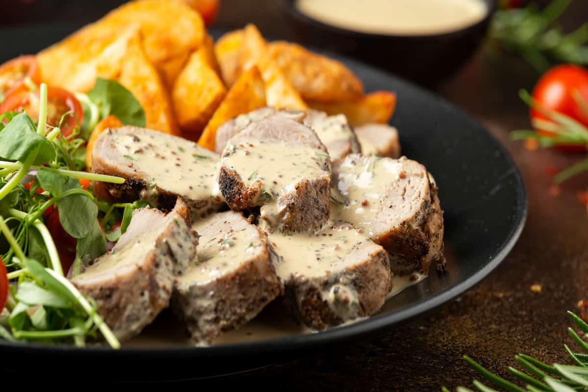 receta de lomo de cerdo al horno para Navidad