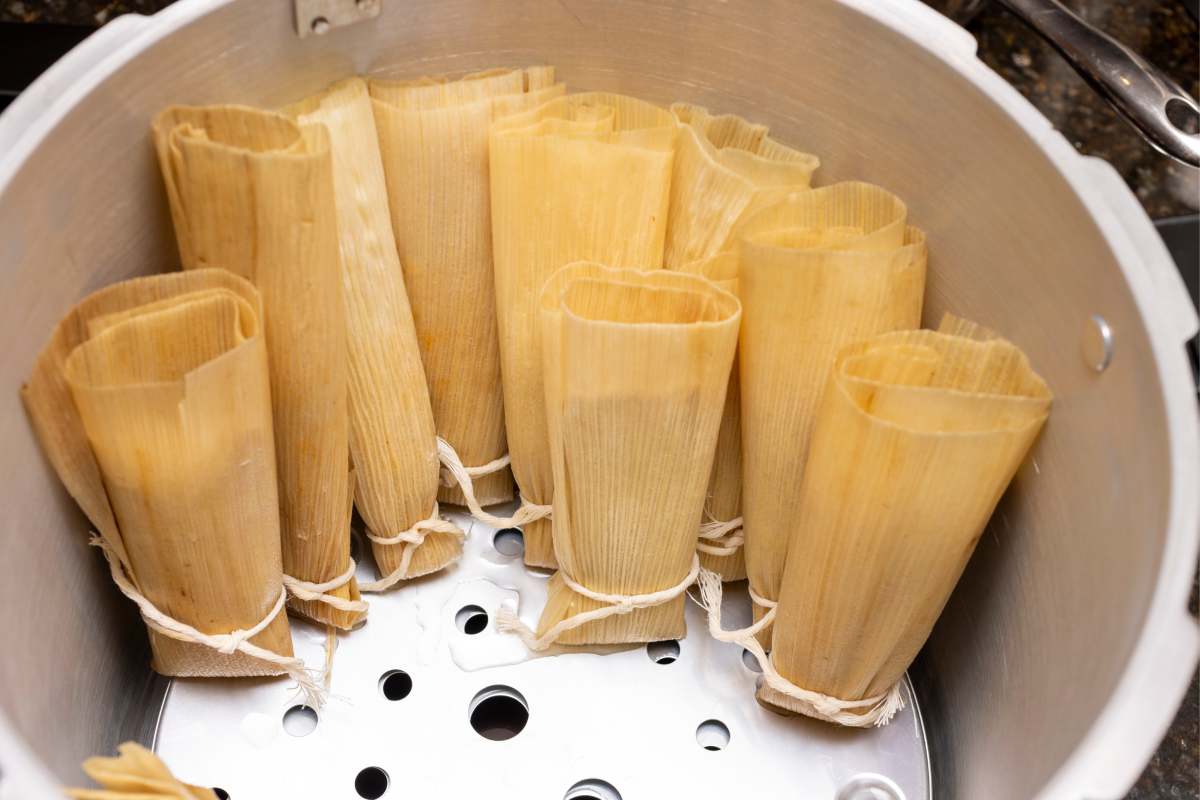 Olla de tamales 