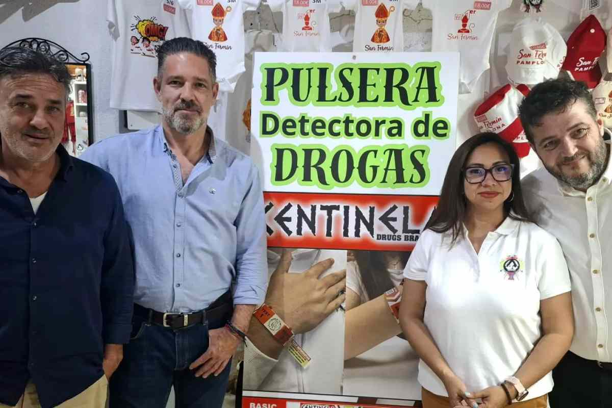 Pulsera detectora de drogas