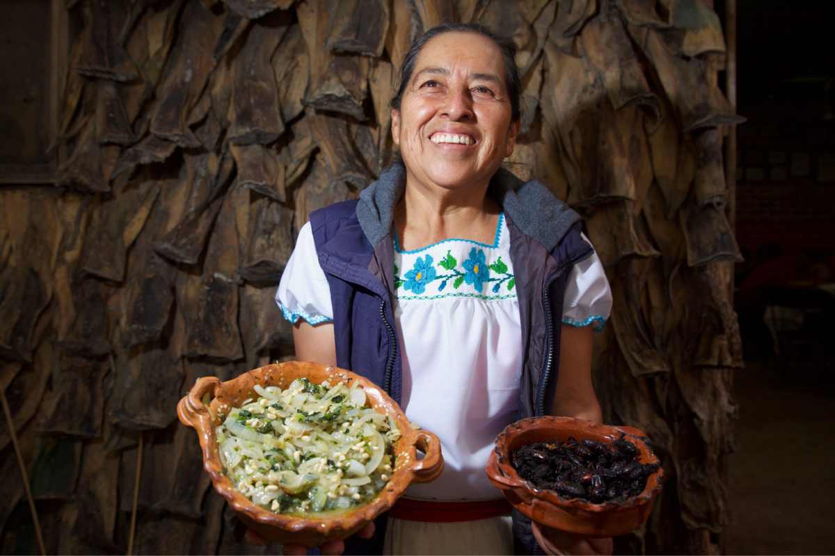 Cocinera tradicional de México