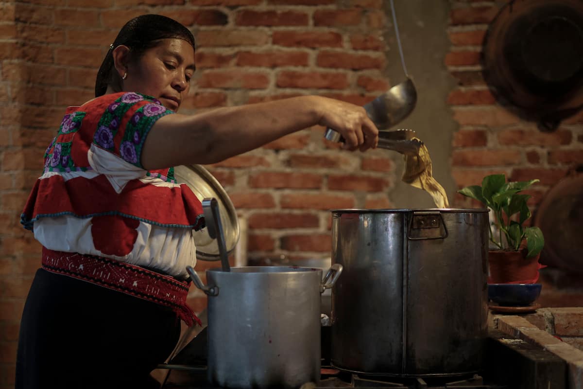 Cocinera tradicional Cristina Martínez