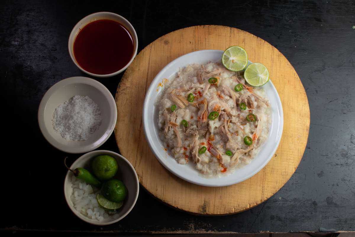 Pozole seco de Manzanillo, Colima