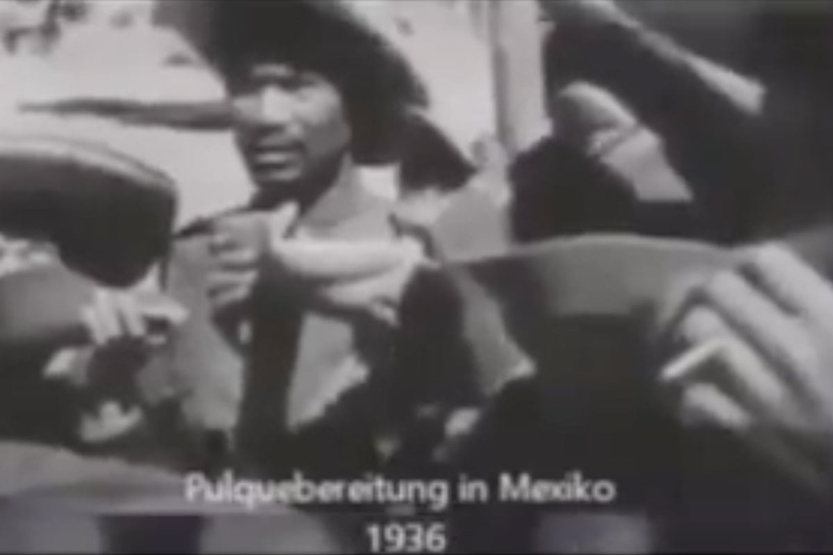 Pulquebereitung in Mexiko