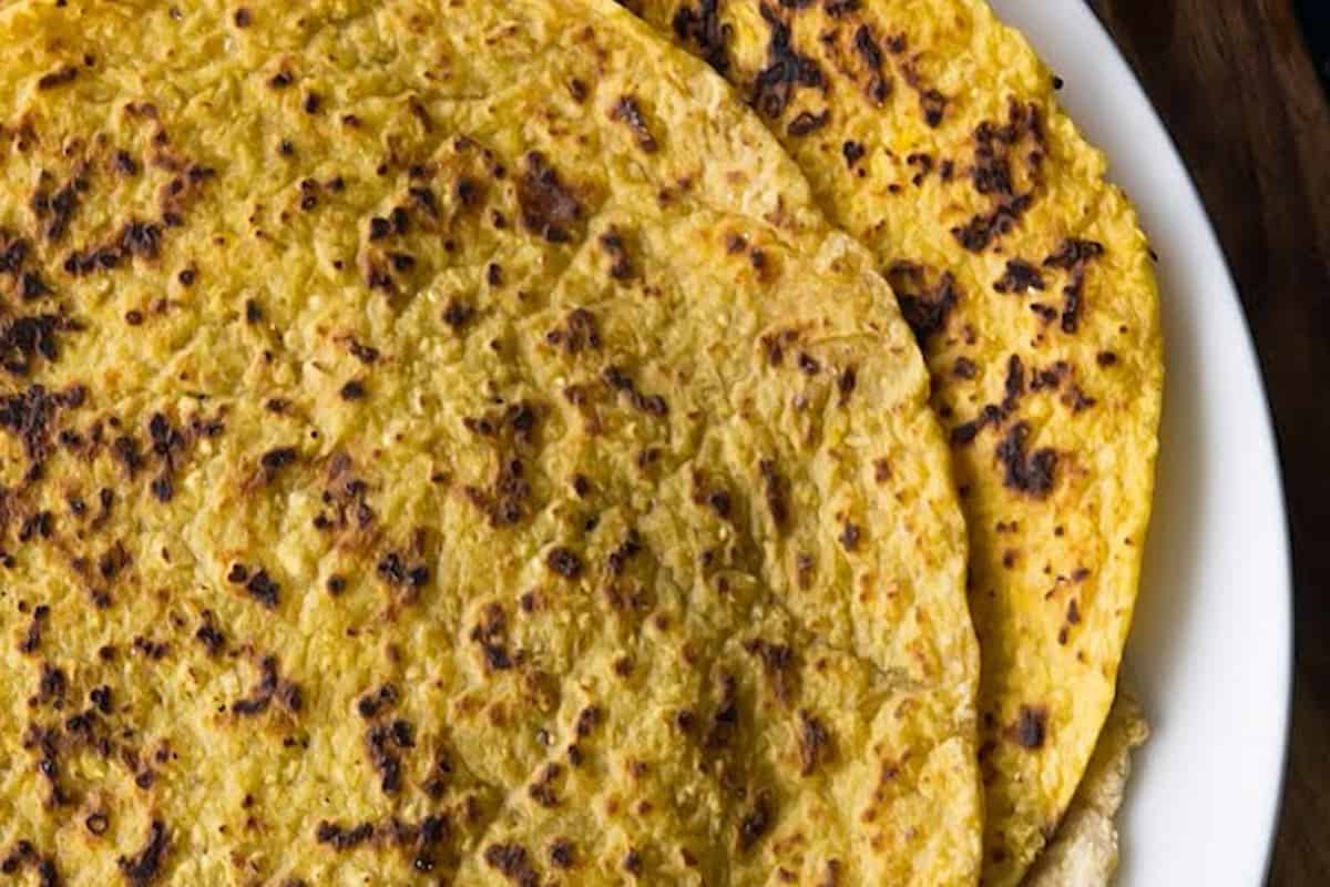 receta de tortillas de plátano macho verde