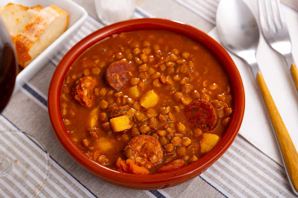 lentejas con tocino receta mexicana