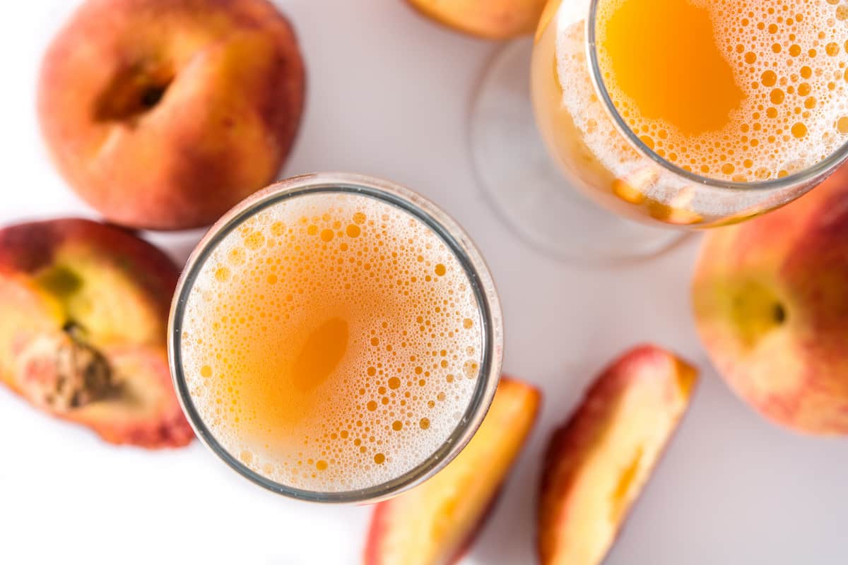 Cómo preparar mimosas de durazno