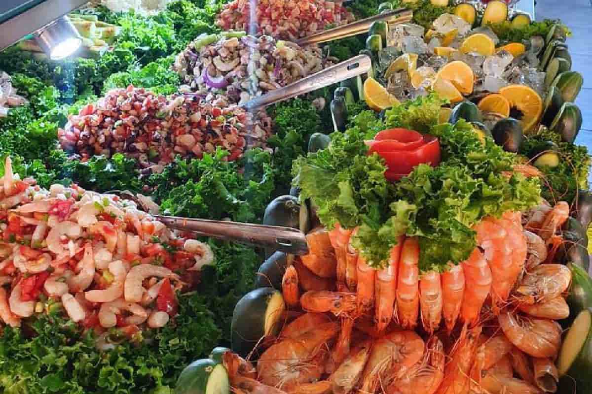 La viga es uno de los lugares imperdibles con buffets de mariscos