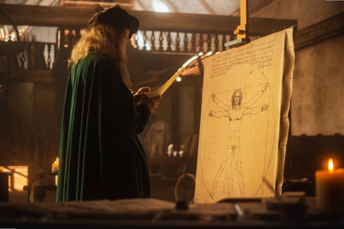 hombre pintando