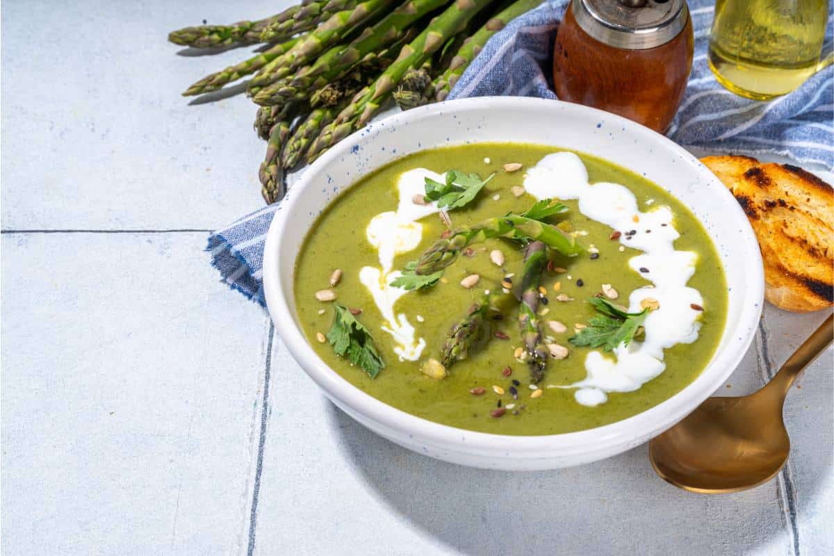 crema de espárragos